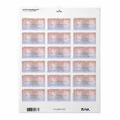 RSVP Weddenschappen Roos Holograaf Ombre Etiket (Full Sheet)
