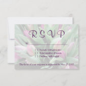 RSVP Weddenschappen | Roze tulpbloemen (Achterkant)