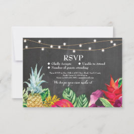 RSVP Wedding Aloha Tropische kaarten