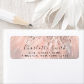 RSVP Wedding Bridal Roos Gold Sweet16th 15th Etiket (Insitu)