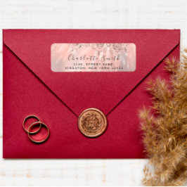 RSVP Wedding Bridal Roos Gold Sweet16th 15th Etiket