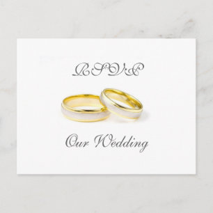 RSVP Wedding Briefkaart