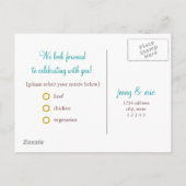 RSVP Wedding Briefkaart Pauw Veer (Achterkant)