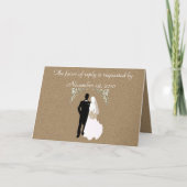 RSVP Wedding Invitation Sjabloon (Voorkant)