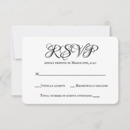 RSVP Wedding Kaart