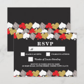 RSVP Wedding Las Vegas Casino reageert Kaarten (Voorkant / Achterkant)