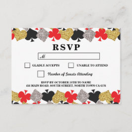 RSVP Wedding Las Vegas Casino reageert Kaarten