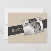 RSVP Wedding Photo Uitnodiging (Voorkant)