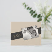 RSVP Wedding Photo Uitnodiging (Staand voorkant)