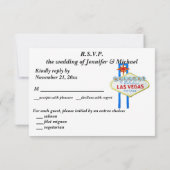 RSVP Wedding Reception Las Vegas (Achterkant)
