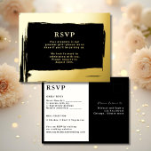 RSVP Wedding Response Kaart Moderne Elegantie