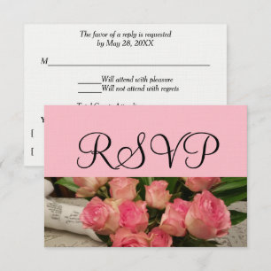 RSVP Wedding Roze Rose Bouquet Zilver
