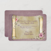 RSVP Wedding Scroll (Voorkant / Achterkant)