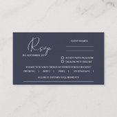 RSVP Wedding Sjabloon Visitekaartje (Voorkant)