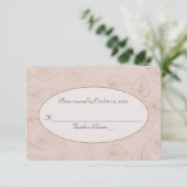 RSVP Wedding Vow Renewal Gold folie leaf Kaart (Staand voorkant)