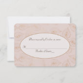 RSVP Wedding Vow Renewal Gold folie leaf Kaart (Voorkant)