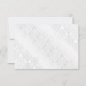 RSVP Wedding White Satin Damask (Achterkant)