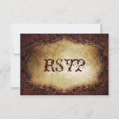 RSVP westerne bruiloft Rustige typografie (Voorkant)