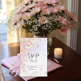 RSVP Whimsical Blush Roze Daisies