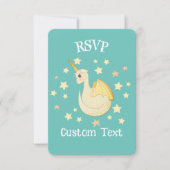 RSVP Whimsical Magical Dragon Kaartje (Voorkant)