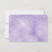 RSVP White Bow Wedding Kaart (Achterkant)