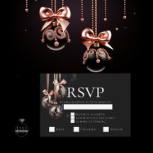 RSVP | Winter roze en Onyx Baubles