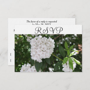 RSVP Witte Bruiloft Berg Laurel