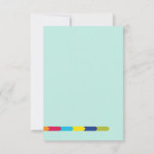 RSVP World Travel Bruiloft Kaartje (Achterkant)