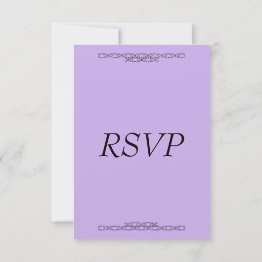 RSVP zeer zacht Violet Weddenschap (Achterkant)