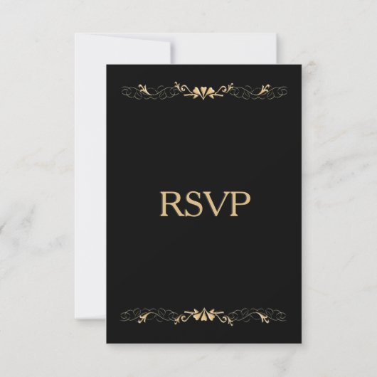 RSVP zwart en goud (Achterkant)