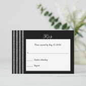 RSVP zwart en zilver (Staand voorkant)