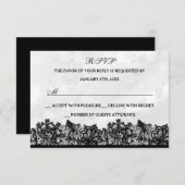RSVP zwart-wit kant (Voorkant / Achterkant)