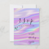RSVP Zwart Witte Holografische Pastel Poeder (Voorkant)