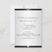 RSVP Zwart Zilver Liefde Harten Alle Evenementen (Achterkant)