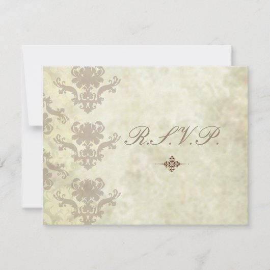 RSVP's vereisen 5 x 7 trouwuitnodigingen RSVP Kaartje (Voorkant)