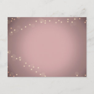 RSVP's voor blauw licht Uitnodiging Briefkaart