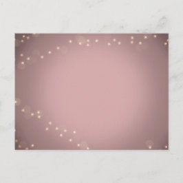 RSVP's voor blauw licht Uitnodiging Briefkaart