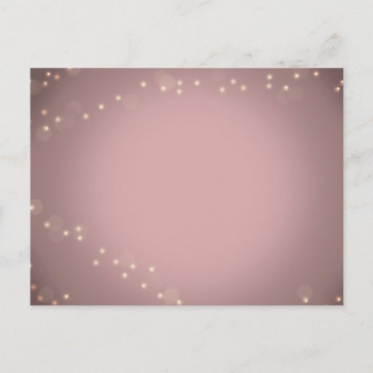 RSVP's voor blauw licht Uitnodiging Briefkaart (Voorkant)