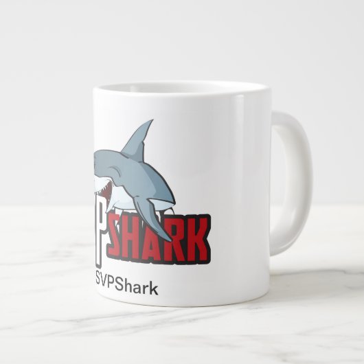 RSVPShark Coffee-Mok Grote Koffiekop (Voorkant rechts)