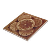 RT010 Faux-Relief Antiek reproductieslang Tegeltje (Zijkant)