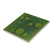 RT017 Faux-Relief Antiek reproductieslang Tegeltje (Zijkant)