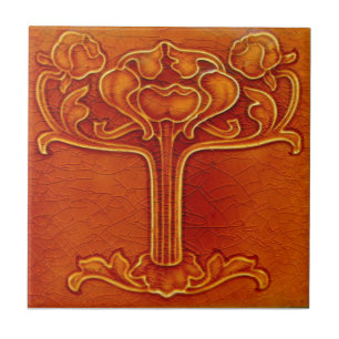 RT023 Faux-Relief Antiek reproductieschili Tegeltje