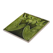 RT029 Faux-Relief Antiek reproductieslang Tegeltje (Zijkant)