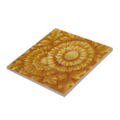 RT038 Faux-Relief Antiek reproductieslang Tegeltje (Zijkant)