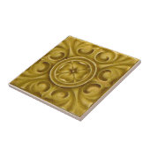 RT055 Faux-Relief Antiek reproductieschili Tegeltje (Zijkant)