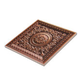 RT058 Faux-Relief Antiek reproductieslang Tegeltje (Zijkant)