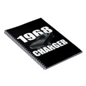 Rt 1968 dodge lader zwart notitieboek (Rechterzijde)