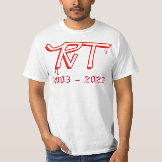 -RT- 20 anos T-shirt (Voorkant)