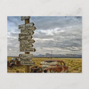 RT 66 Arizona Desert Briefkaart