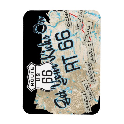 RT 66 magneet (Verticaal)